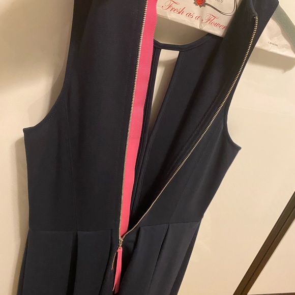 Rebecca Taylor Cobalt Flare Dress👗w/Ribbon Zipper - Picture 12 of 16